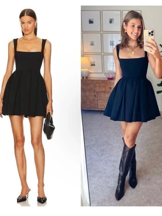 LPA Dresses & Skirts - LPA Giovanna Mini Black Dress Size S